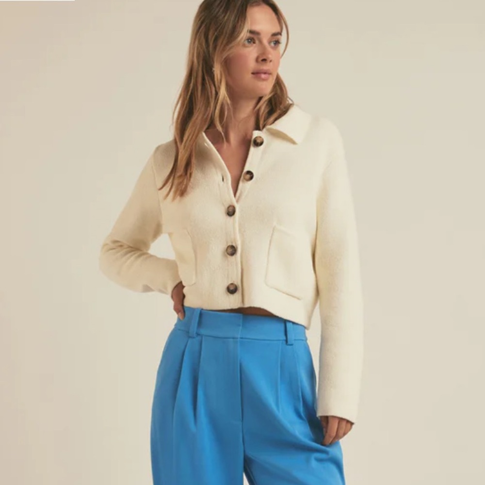 Favorite Daughter The Annabel Jacket Ivory